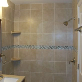 Complete home Remodeling in Federal Hill Baltimore second floor Bathroom shower
