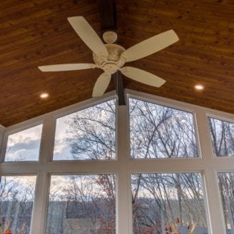 Sunroom ceiling idea