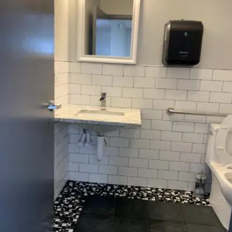 commercial bathroom renovation