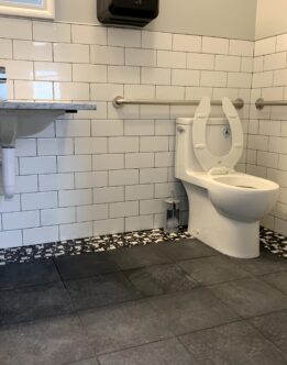 Commercial bathroom