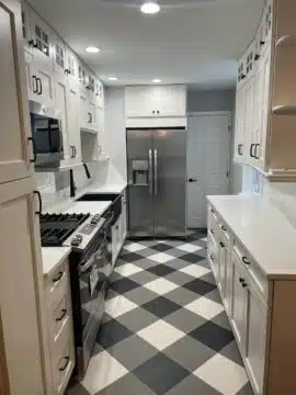 porcelain flooring for kitchen remodel