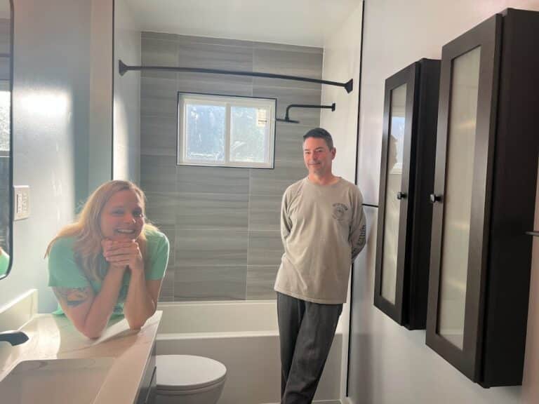 Bathroom Remodeling Happy clients